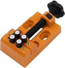 Mini Bench Vise Small Table Clamp – Multifunctional Jewelry Carving Tool with Adjustable Clamps, Aluminum Hobby Craft Repair Tool for Watch Repair, Jewelry, Model Making & Electronics