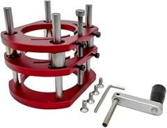 Router Lift Table Aluminum Lifting Platform Stand Woodworking Benches 51mm Lifting for 64-66mm Diameter Motors Engraving Trimming Hine