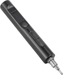 Mini Electric Screwdriver, Cordless Screwdriver Set, 32 in 1 Precision Electric Screwdriver Kit with 32 Magnetic Bits for RC Laptop Phone Electronics Repair (Black)