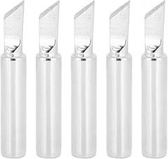 Respicefinem 5pcs 900M T 5K Copper Soldering Iron Tips Heads Replacement Tools Ideal for Lead Welding on Small Electronic Components Circuit Boards and Patches