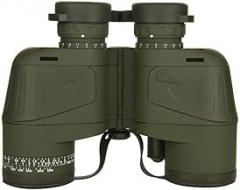 Fogproof & Waterproof Binoculars 10x50 Electronic Compass Nitrogen-Filled Waterproof HD Outdoor Telescope Lightweight and Portable Wild Field of View