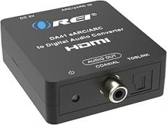 OREI eARC/ARC HDMI to Optical/Coaxial Audio Extractor, - Supports Dolby 5.1 Channel, DTS 5.1, LPCM 2.0 Channel HDTV Soundbar Speaker Amplifier (DA41)