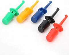 20Pcs Multimeter Accessories Colorful Small Hook Clip Test Probe for Electronic Testing, Made of materials, it is sturdy, wear, anti aging, powerful spring (Small