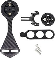 XBERSTAR Integrated Aero Handlebar Out Front Cycling Computer Road Bike Mount Compatible with Garmin,for XOSS G G+ and Bike Light Attachment (Black)