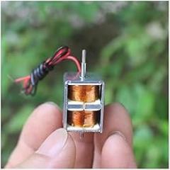 Self-retaining Electromagnet DC12V Push-Pull Solenoid Magnet Self Holding DIY Automation Equipment Electronic Lock LIUZIIHAYIN