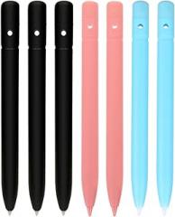 7pcs LCD Tablet Stylus Pen Set for Writing Tablets and Touch Screens, 8.5/10/12 Inch Sizes, Universal Stylus for Electronic Notebooks and Doodle Boards with Black, Blue, and Pink
