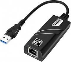 Wired USpB 3.0 to Rj45 LAN Ethernet Adaptier 10/100/1000Mbps RTL8153 Network Card for PC Laptop New 2026 High for Reliable Electronic Component, Precision, Stable Performance