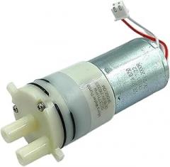 Water Pump 370 electronic starter DC6V 9V 12V Self Priming Suction Pump Large Flow DIY Dispenser Tea Table ABS CEGQOXSH(Grey)