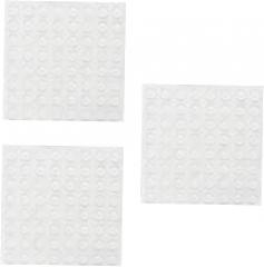 KICHOUSE 128pcs Door Stopper Bumpers for Wall Protection Self-Adhesive Draft Stoppers for Electronics Speakers Furniture