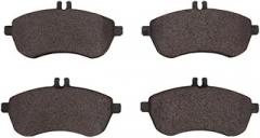 KarParts360 For Mercedes-Benz C300 2008 09 10 11 2012 Disc Brake Pads | Electronic Pad Wear Sensor | 71.1 Millimeters / 2.80 Inches Inner Pad Height | 71.1 Millimeters / 2.80 Inches Outer Pad Height