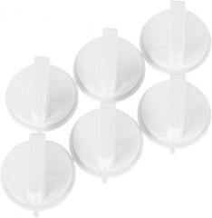6Pcs D Shaped Microwave Timer Control Knob Replacement for Electronic Microwave Level Timer Broad Compatibility with Various Brands