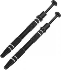 TEHAUX 2pcs Precision Ic Chip Extractor Tool Spring-assisted Gripper for Electronic Components Small Parts and Screw Pickup Compact Design for Easy Portability