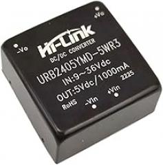5pcs URB2405YMD-5WR3 5W 24V to 5V 1000mA DC DC Power Supply Intelligent Module Consumer Electronics