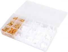 600pcs Cold-Pressed Terminals Assorted Electronic Connector Terminal Metal