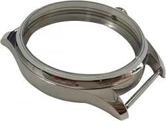 Replacement Watch Case Durable and Elegant Case for ETA6497/6498 Movement, Silver