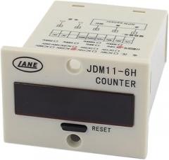 JDM11-6H Panel Control electrical Mounted AC220V 1-999999 Range Resettable Electronic Counter