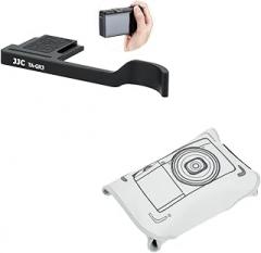 Camera Protective Wrap for Ricoh GR IV GR III Digital Cameras + Metal Thumbs Up Grip for GRIIIx GRIIIx HDF Ricoh GRIII GRIII HDF