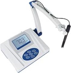 PHS-3C Desktop PH Meter Electronic Acidity Meter LCD Lab PH Tester 0-14PH Water Quality Analyzer Acidity Alkalinity Detection(EU Plug)