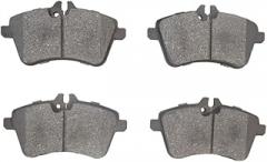 KarParts360 For Mercedes-Benz B200 2006 07 08 09 10 2011 Disc Brake Pads | Electronic Pad Wear Sensor | 69.9 Millimeters/2.75 Inches Inner Pad Height | 69.9 Millimeters / 2.75 Inches Outer Pad Height