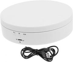 BESTYASH Electronic Jewelry Rotating Stand Display Stand Turntable Rotatable Jewelry Holder Rotating Plate
