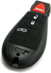OEM Electronic 4-Button FOBIK Key Fob Remote with Trunk Release Compatible with Dodge (FCC ID: IYZ-C01C)