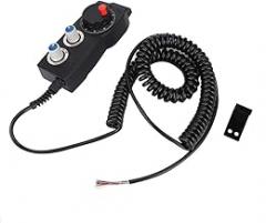 Universal 4 Axis CNC Handwheel, Electronic Hand Wheel CNC Router Pendant Handheld Controller Pulse Encoder Manual Pulse Generator for CNC Router Engraving Milling Lathe Machine