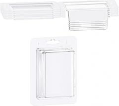 25 PCS Clear Plastic Clamshell Package Box Storage Container 4.8 x 3.5 x 1.2 Inches Plastic Containers with Lids Small Blister Box Snap Bar Packaging for Data Cable Keychain Hardware Cosmetics Toys