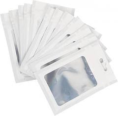 Alipis 100pcs Resealable Storage Bags for Jewelry Electronics Sample Seasonings