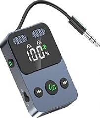 Wireless Sound Transmitter Receiver - 3.5mm Aux Converter, Adapter | Television Laptop Airplane Travel Car Stereo Gym Home Headphones Audio Streaming Gadget