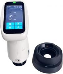 Lab Spectrocolorimeter Spectrum Analyzer Color Matching Tool Spectrophotometer with Wavelength Range 400nm to 700nm Φ8mm Single Aperture for Painting Textile Ceremics,Etc