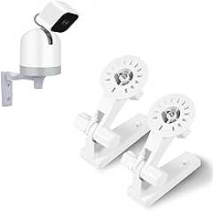 Universal Wall Mount Bracket Compatible with WYZE Cam Pan V3/V4/V2 & Blink Mini Pan-Tilt Cam, 180 Degree Rotation Adjustable Security Camera Mounting Kit