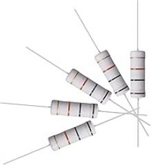 10Pcs 10K Ohm Resistor, 5W 5% Tolerance Metal Oxide Film Resistors, Shaft Lead, Flame Proof for DIY Electronic Projects and Experiments