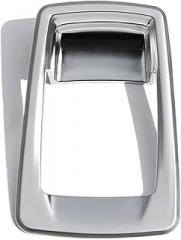 Car Interior Compatible with 218i Gran Tourer F46 Car Accessories ABS Chrome Electronic Handbrake Button Cover Trim 1pc 2015-2017(Silver)