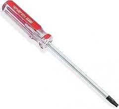 T20 Torx Screwdriver, Magnetic, Star Security, PVC Insulated Handle, High Carbon Steel, Electronics, Furniture, Home Improvement