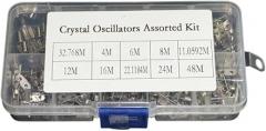 HC-49s Crystal Oscillator Kit Resonator Ceramic Quartz Resonator 32.768KHz 4MHz 6MHz 8MHz 12MHz 16MHz 24MHz 48MHz DIY Electronic Replacement for OEM