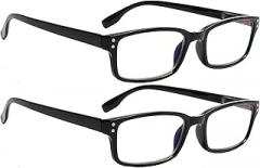 Kerecsen 2 Pack Reading Glasses Blue Light Blocking for Men Women Readers Spring Hinge