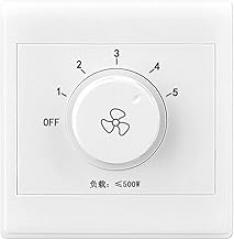 Adjustable Ceiling Fan Speed Control Wall Button Dimmer Electronics Mechanical Rotary-On/Off 220V