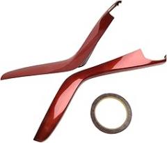 For Civic ('14 '19) Enhance Your Driving Experience with These Elegant and Functional Dual Piece Gear Shifter Panels (red)