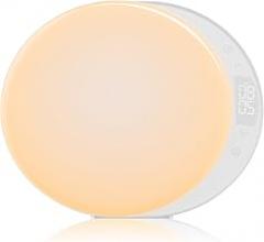 ANTDALIS Sunrise Alarm Clock for Heavy Sleepers Adults, Wake Up Light Dimmable Night Light for Kids Teens Bedroom Home Decor Girls Boys Women Gifts, 20 Color and Touch Control, Snooze, White