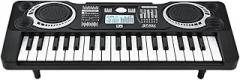 Electronic Piano LCD Display Musical Toy 37Keys for Gifts New Year Gifts Children, Black