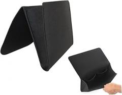 Ciieeo Black Felt Bedside Organizer Hanging Storage Bag with Armrest Pouch for Electronics and Remote Controls Foldable Fabric Storage for Dorm Rooms Sofas and Chairs