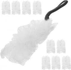 Electrostatic Home Dusting Duster with Plastic Handle and 10 Replacement Non-Woven Heads, Multipurpose Car and Office Cleaning Brush for Electronics and Furniture