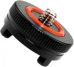 DSLR Camera Rigs Hot Shoe Mount with 1/4inch Tripod Screw Adapter Flashing Shoe for DSLR Camera Rigs Tripod Screw