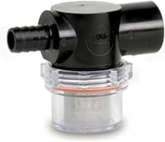 SHURFLO Twist-On Water Strainer - 1/2 Barb Inlet - Clear Bowl Marine , Boating Equipment