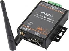 Industrial Modbus WiFi Serial Port Device Server RS232 RS485 RS422 to WiFi Ethernet Converter Network Module Support TCP IP Telnet 110v