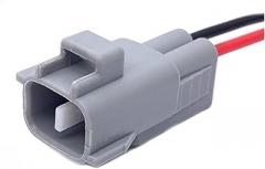 2 Pin Sumitomo Auto Electrical Fog Lamp Plug Turn Signal Waterproof Electronic Connector Wire Harness For To~ata 90980-11019(2P Male,1 Pc)