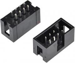 10Pcs Dc3-8P 2.54Mm Pitch Jtag Isp Male Socket Straight IDC Box Headers PCB Connector Row 2X4Pin Dc3 8 Pin 8P Header New 2026 High for Reliable Electronic Component