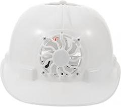 Generic Solar-Powered Hard Hat with Cooling Fan for Men Lightweight Construction Helmet with UV Protection and Ventilation for Outdoor Work Landscaping and Home Improvement