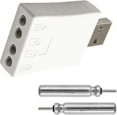 Double Slot USB Chargers for LIR425 Batteries with Compacts Portables Design for Electronic Fishing Floats