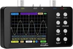 Dual Channels Digital Handheld Oscilloscope PWM 50M 10Mhz Sampling Rate 2.5KSa/S Analog Bandwidth for Electronic Repair Tools